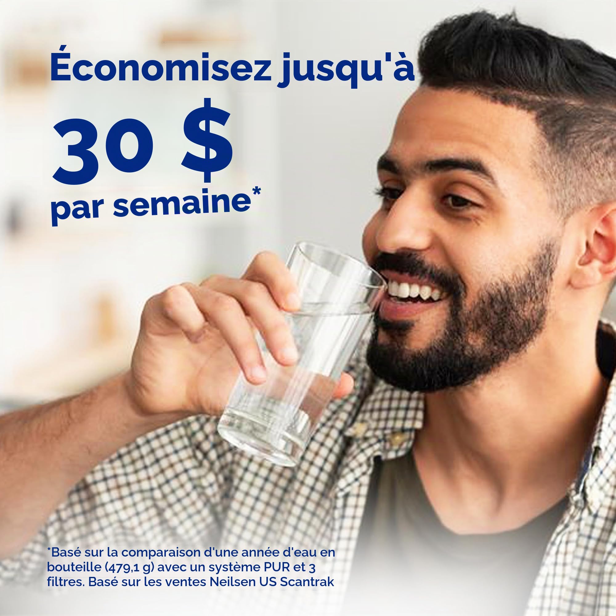 PUR Plus PFM410F Système de filtration d'eau avec filtre à noyau minéral