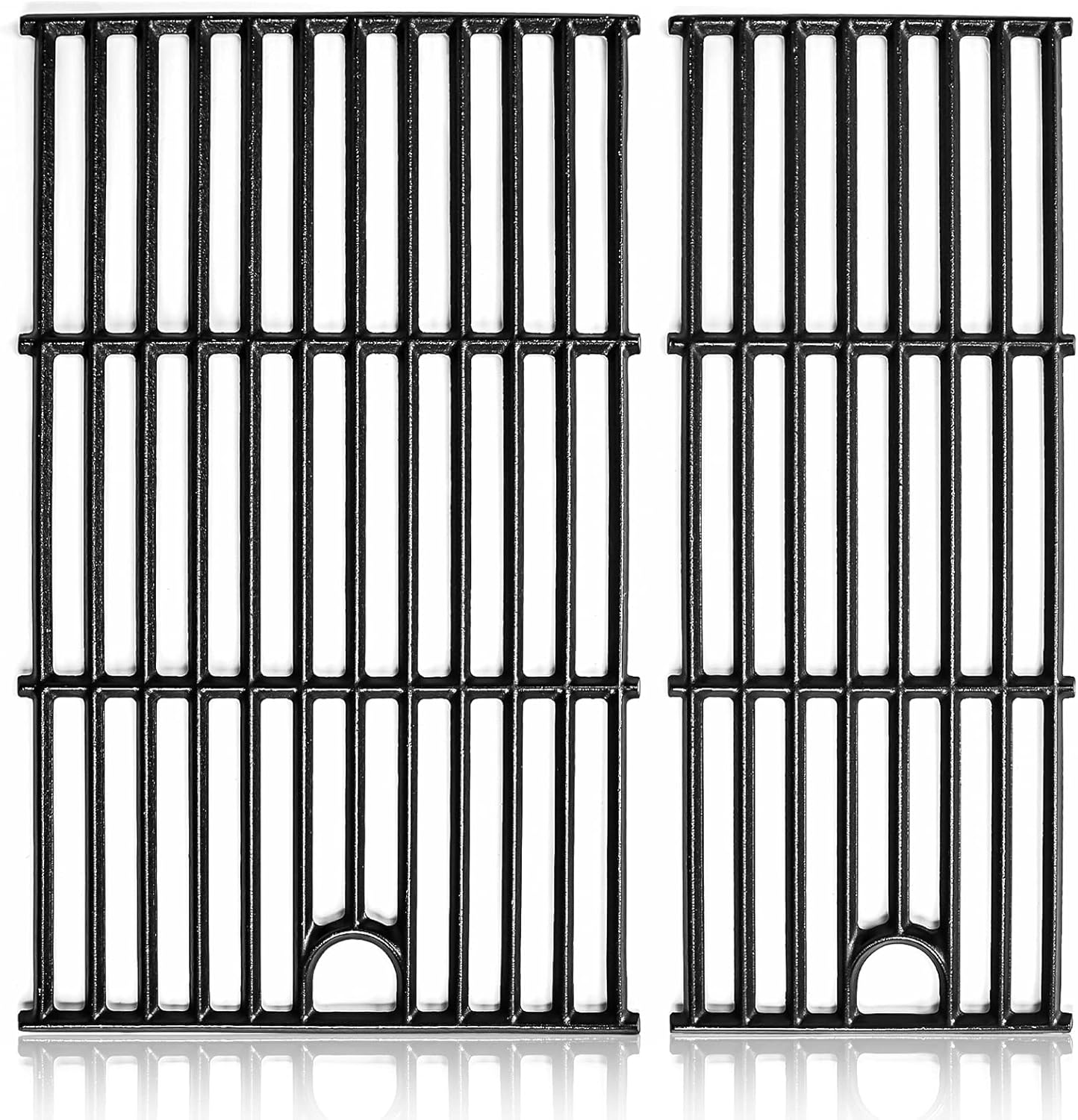 Uniflasy Cast Iron Cooking Grates fits CharBroil 2Burner