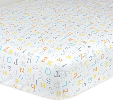 alphabet crib sheet
