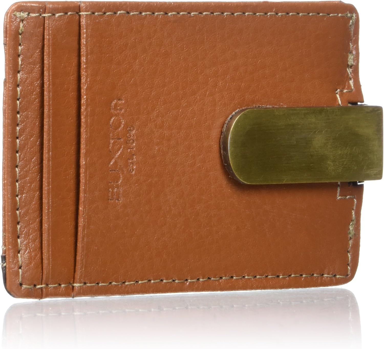 Buxton Men's Monroe RFID Blocking Front Pocket Money Clip Slim Wallet