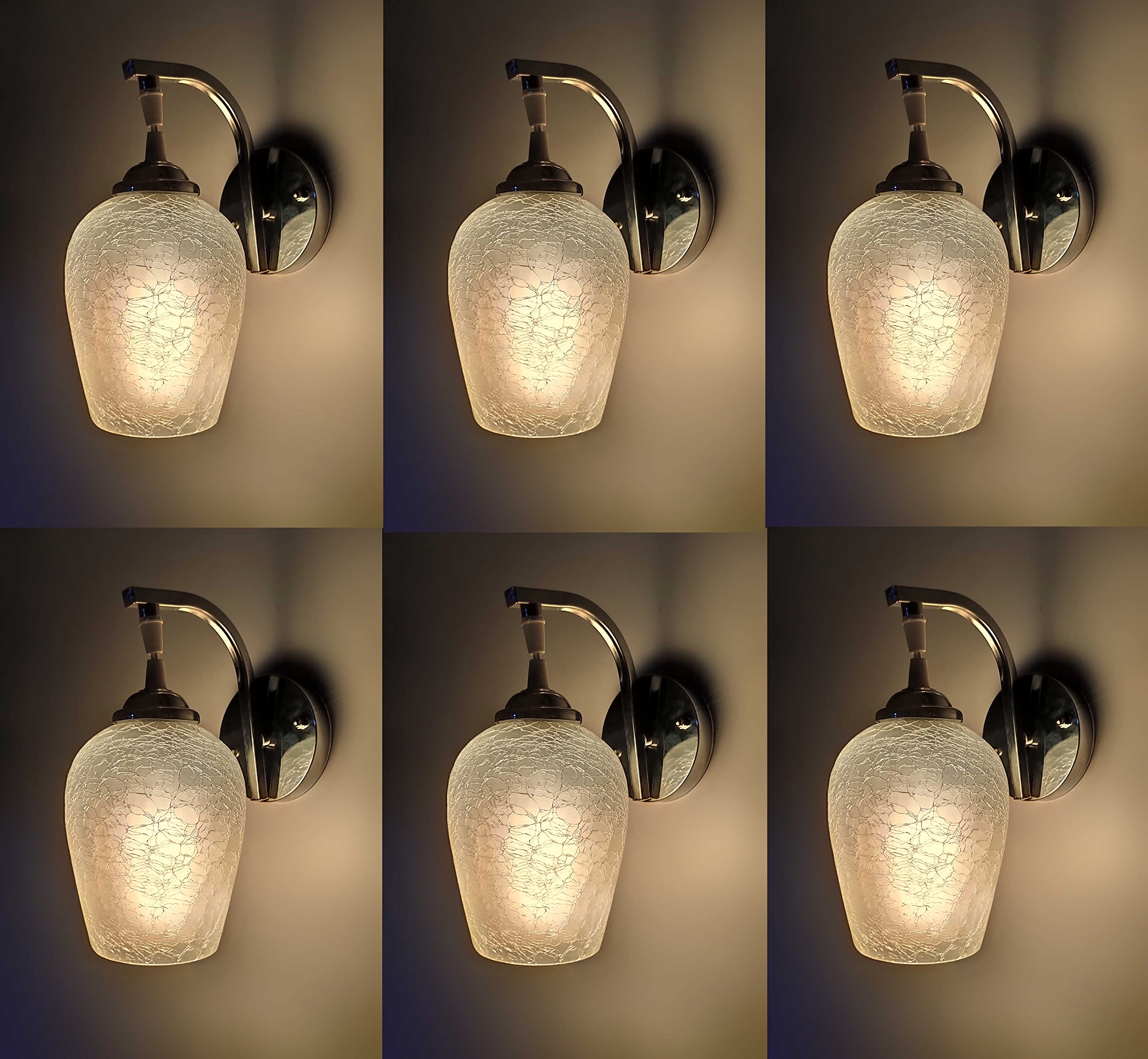 Frost Flower Wall Lamp - Modern Transparent Design -18