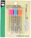 812 Needle Storage Tubes (3-Count),Clear