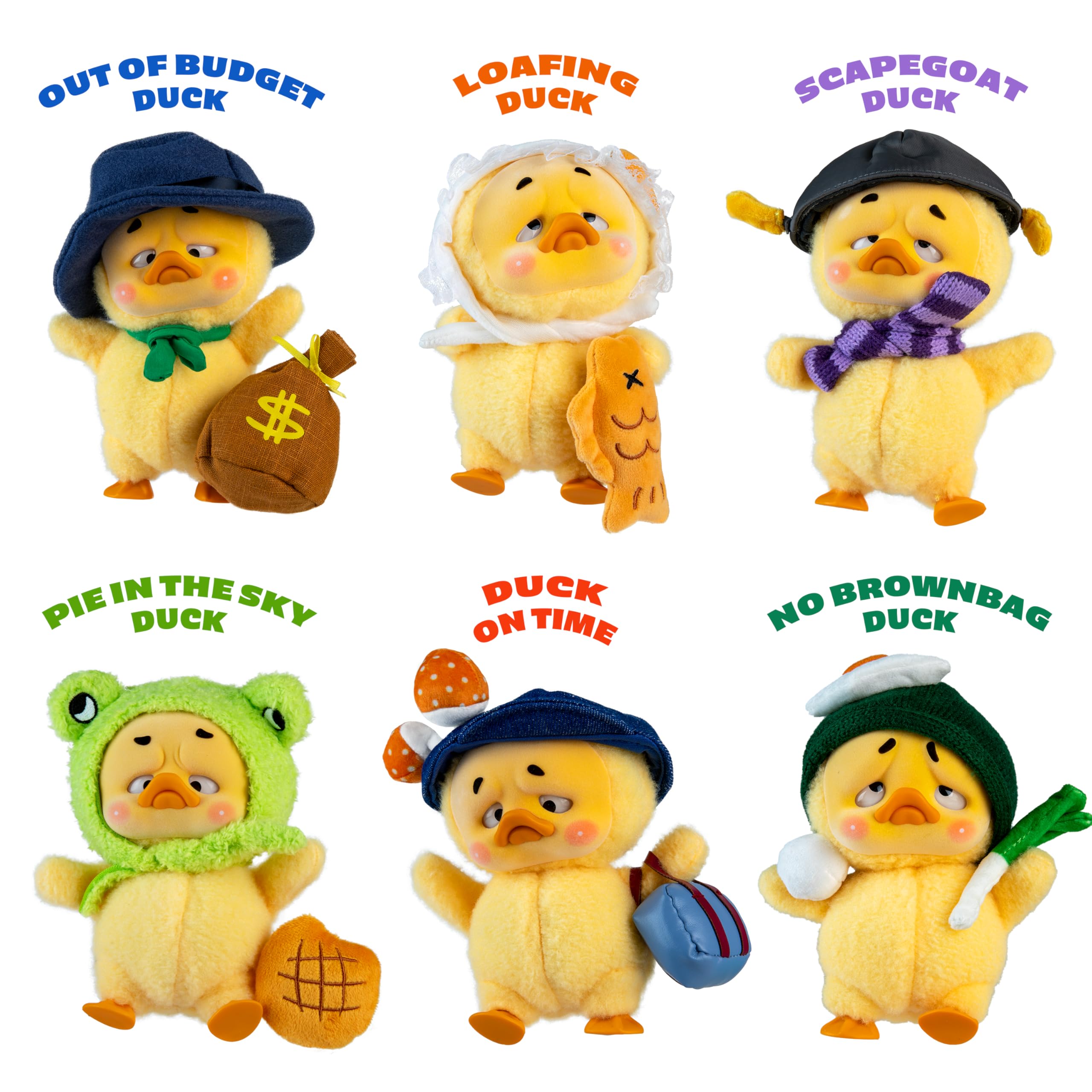 Amazon.co.jp: ORB公式 Upset Duck ブラインドボックス ぬいぐるみ