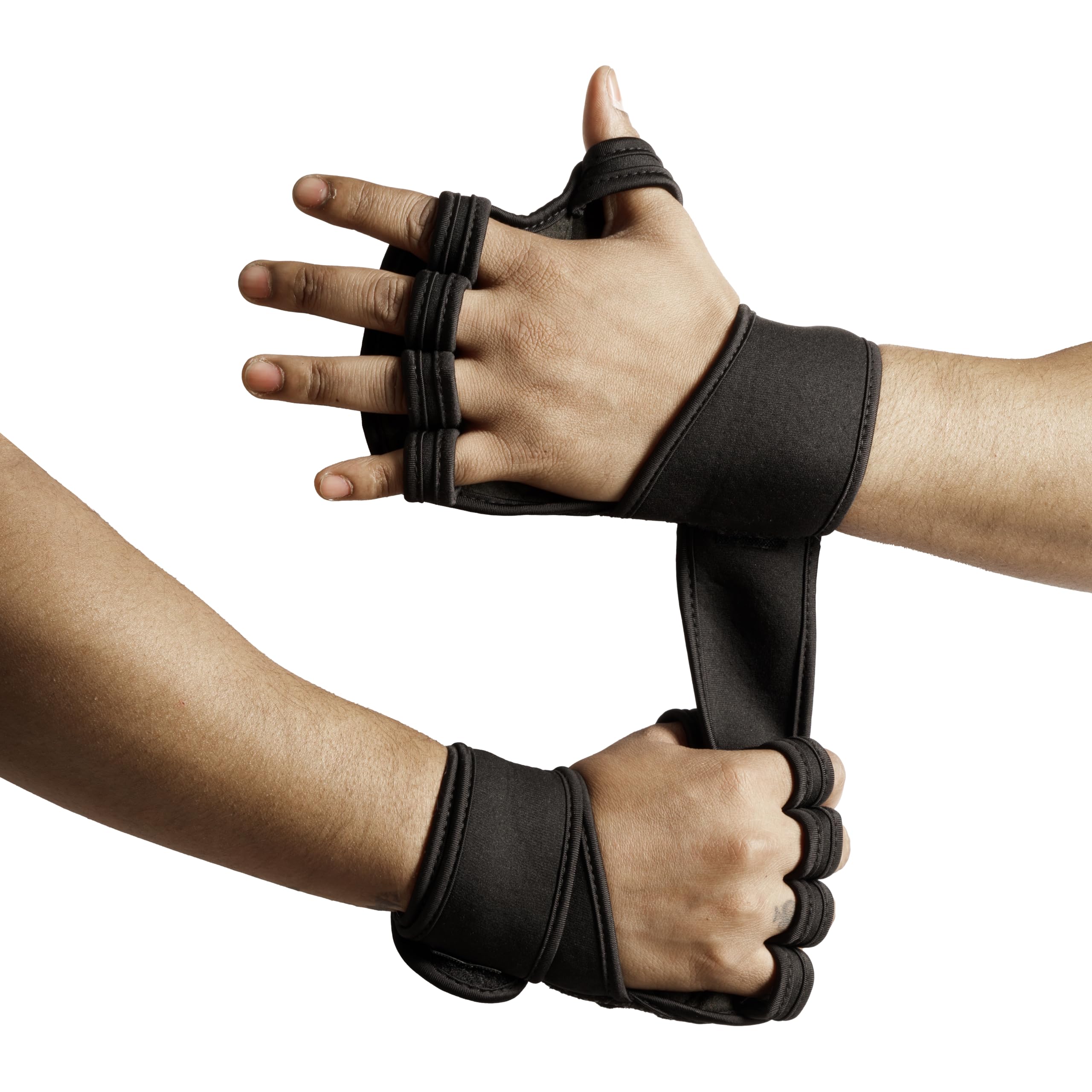 BADOWL Gym Gloves for Men & Women with Wrist Support Accessories for Training & Exercise | Gym Gloves Men Workout, Sport Glove & Exercise Gloves (Black-Free Size)-image-37