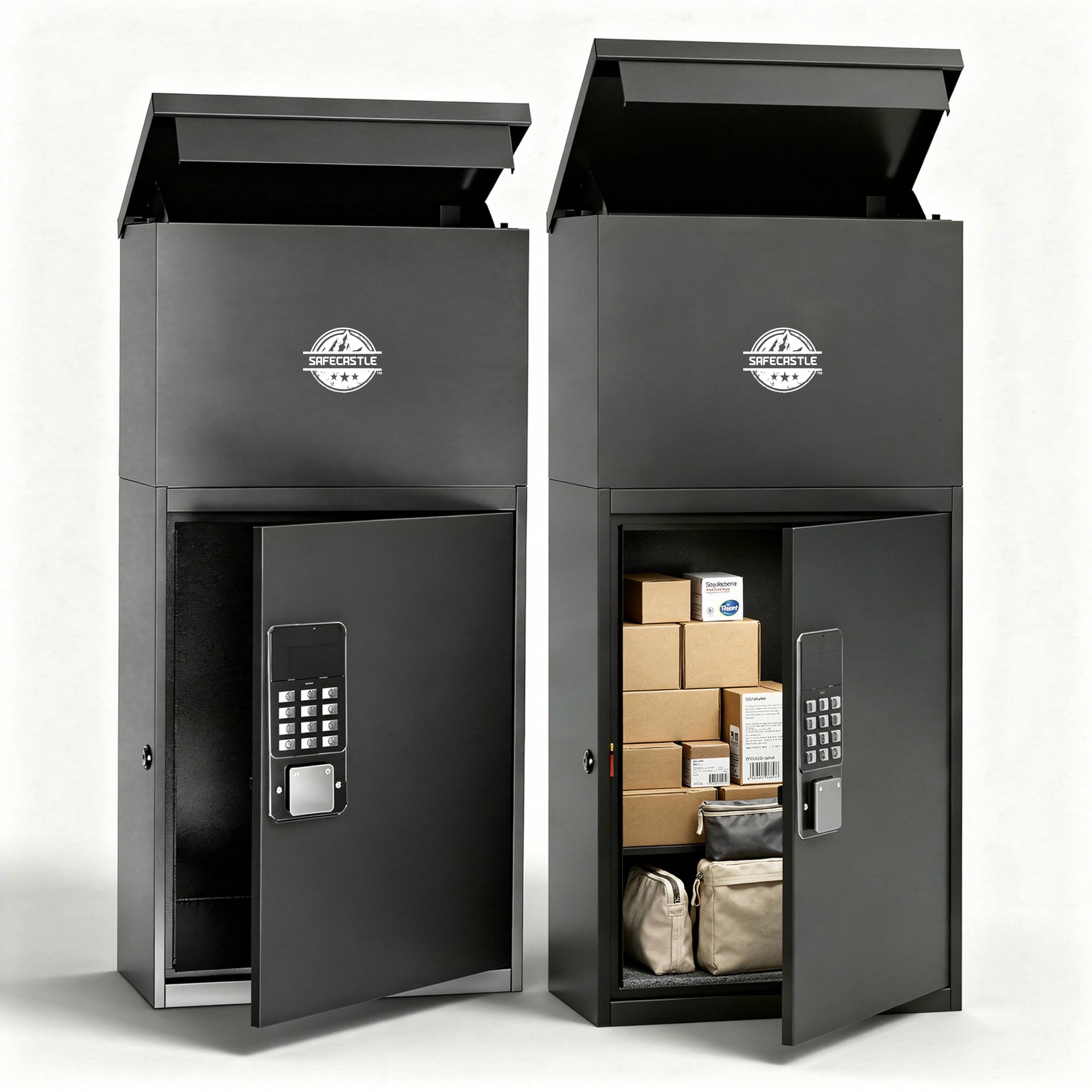 ＥＬＰCDボックスセット Outdoor Smart Parcel Drop Box– 13.39 x 9.65 x 26.1 in, Wall
