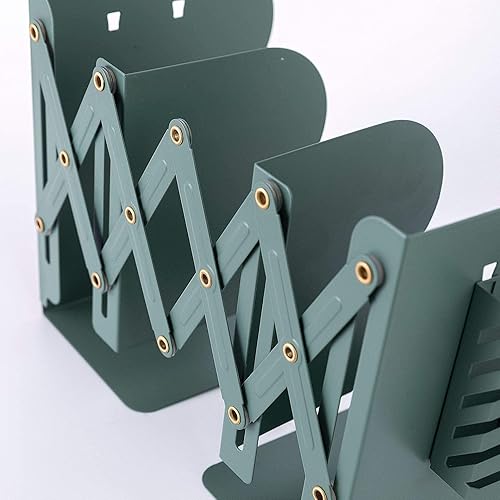 Miniatura 6 de Sujetadores de libros ajustables Gardesk, sujetadores de libros de metal para libros pesados, sujetadores de libros resistentes, antideslizantes,