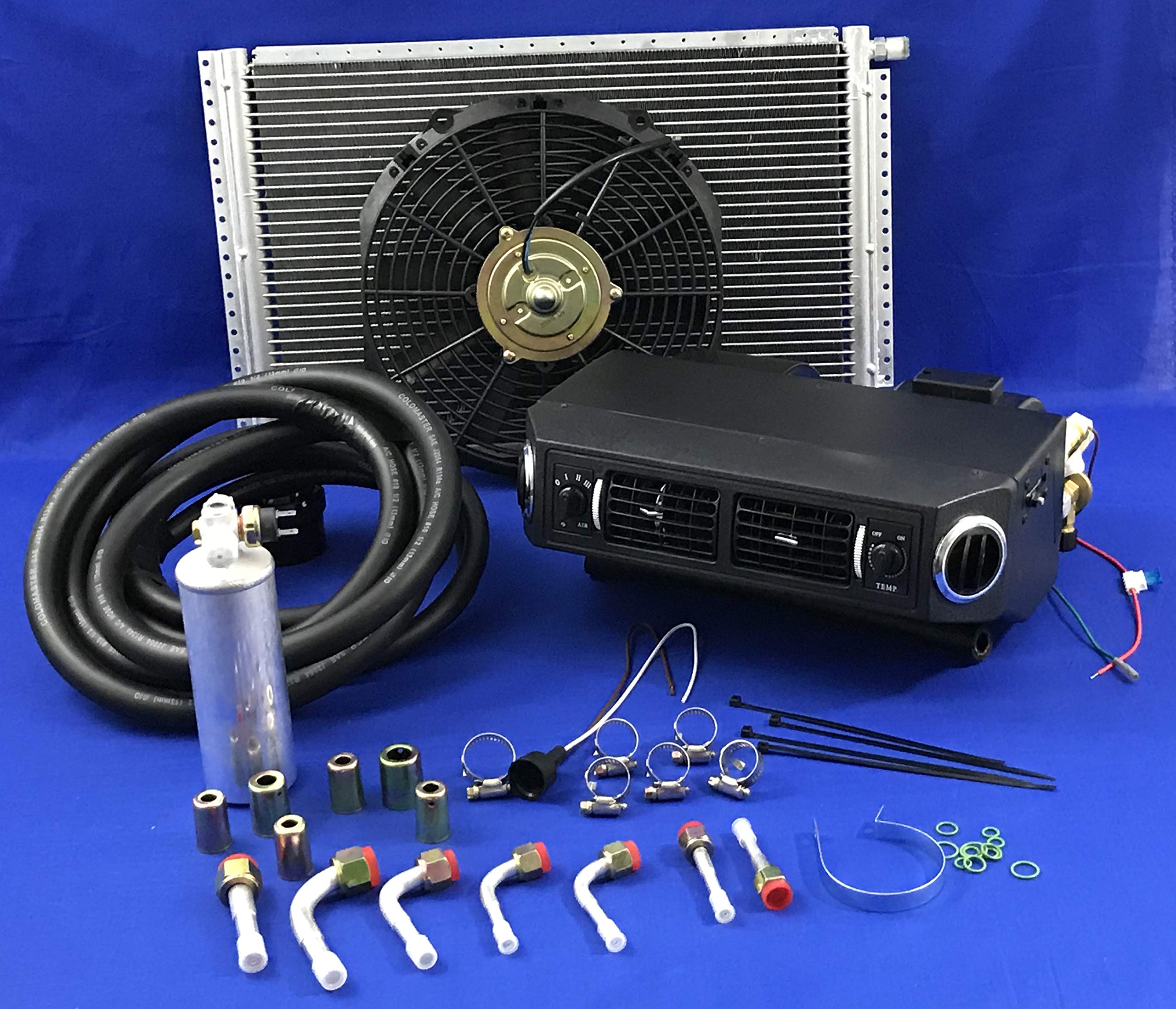 A/C KIT UNIVERSAL UNDER DASH EVAPORATOR COMPRESSOR KIT AIR CONDITIONER 432-1 12V NO COMPRESSOR