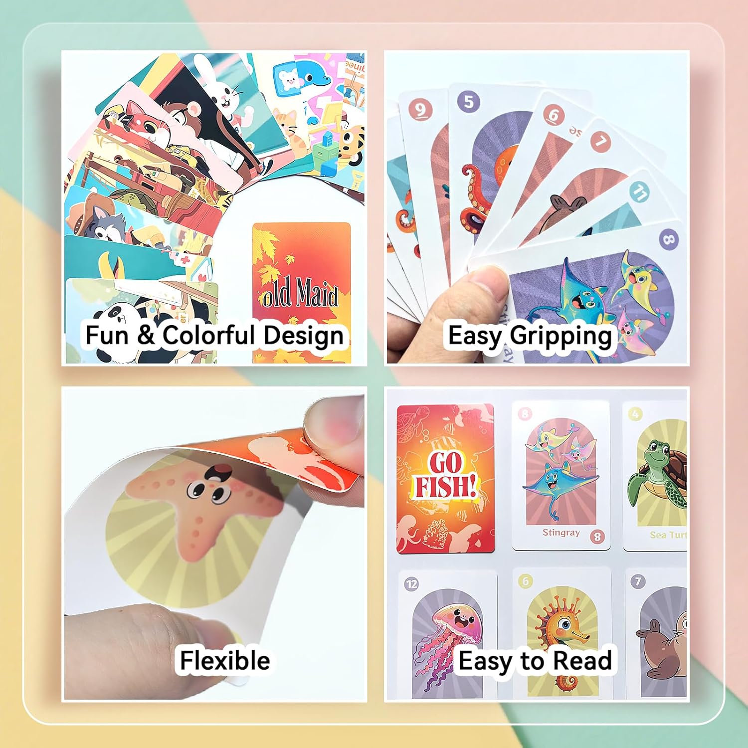 (2 Decks) Old Maid Card Game Playing Cards