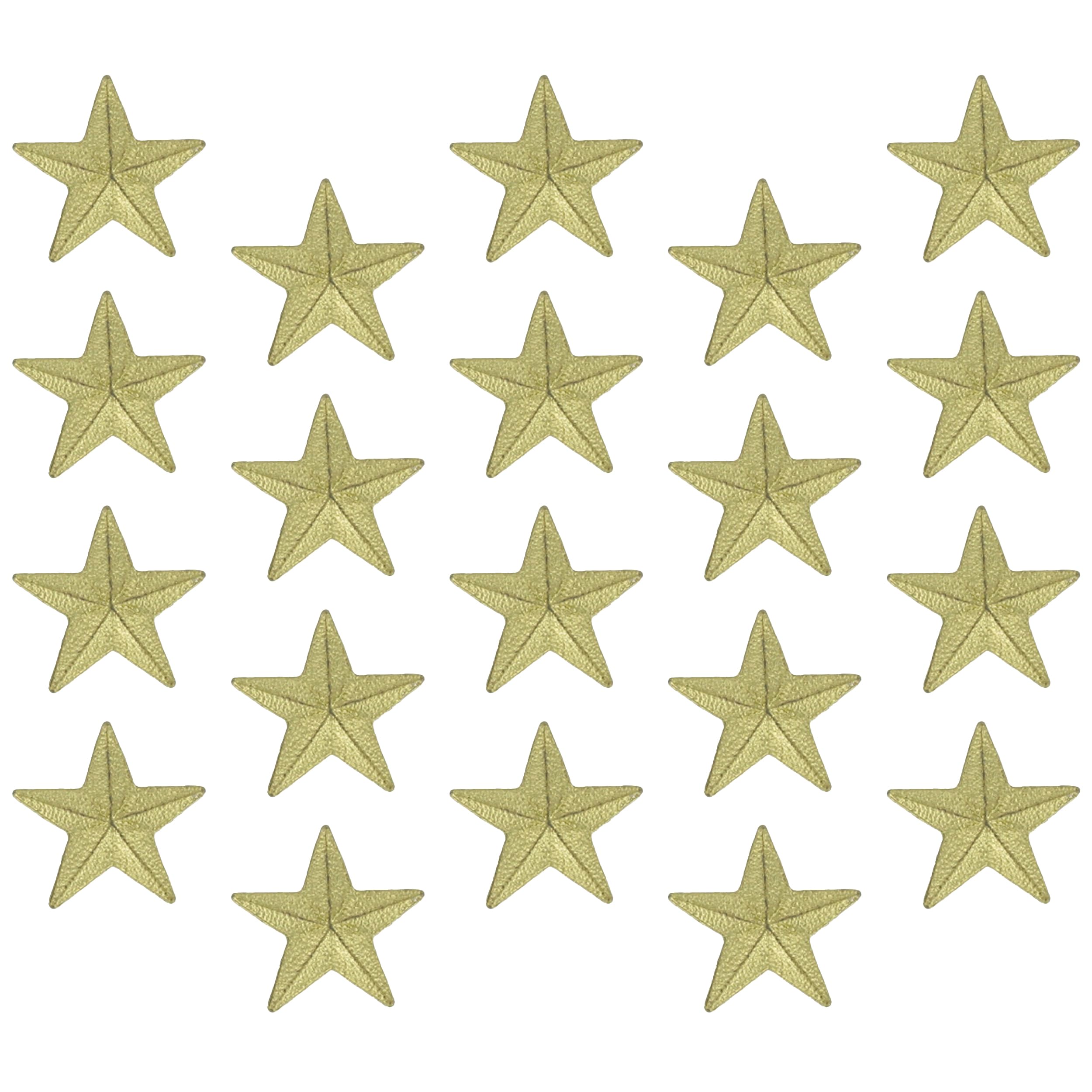 SHOP AWARDS AND GIFTS Gold Chenille Lapel Pins for Student Recognition in Academics and Sports, Large Star, 7/8 Inch, Pack of 20