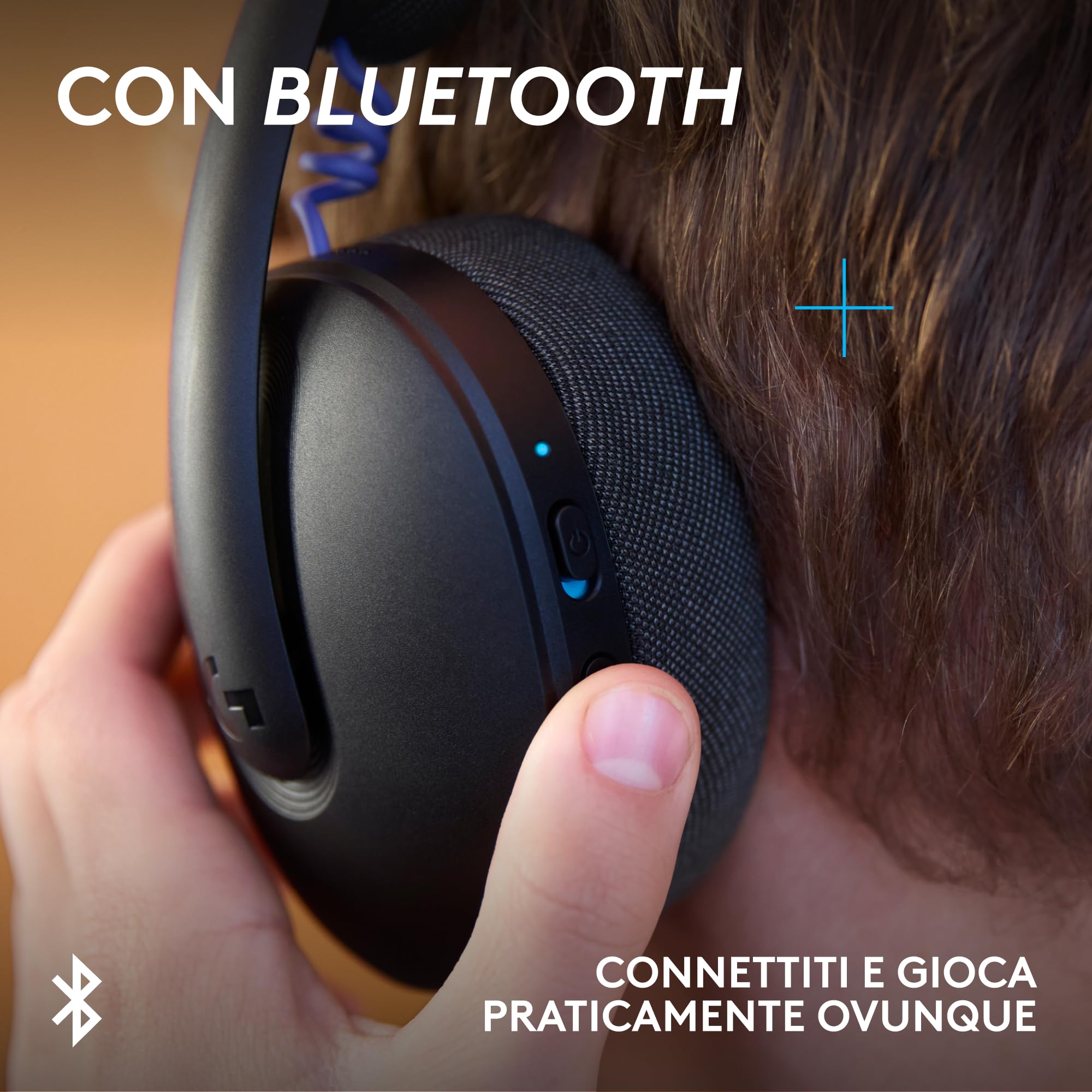 Logitech G G325 LIGHTSPEED, cuffie gaming Bluetooth wireless | Comfort tutto il giorno, mic riduzione rumore, audio 24 bit, 24+ ore autonomia, per PC, PS, Switch – Nero