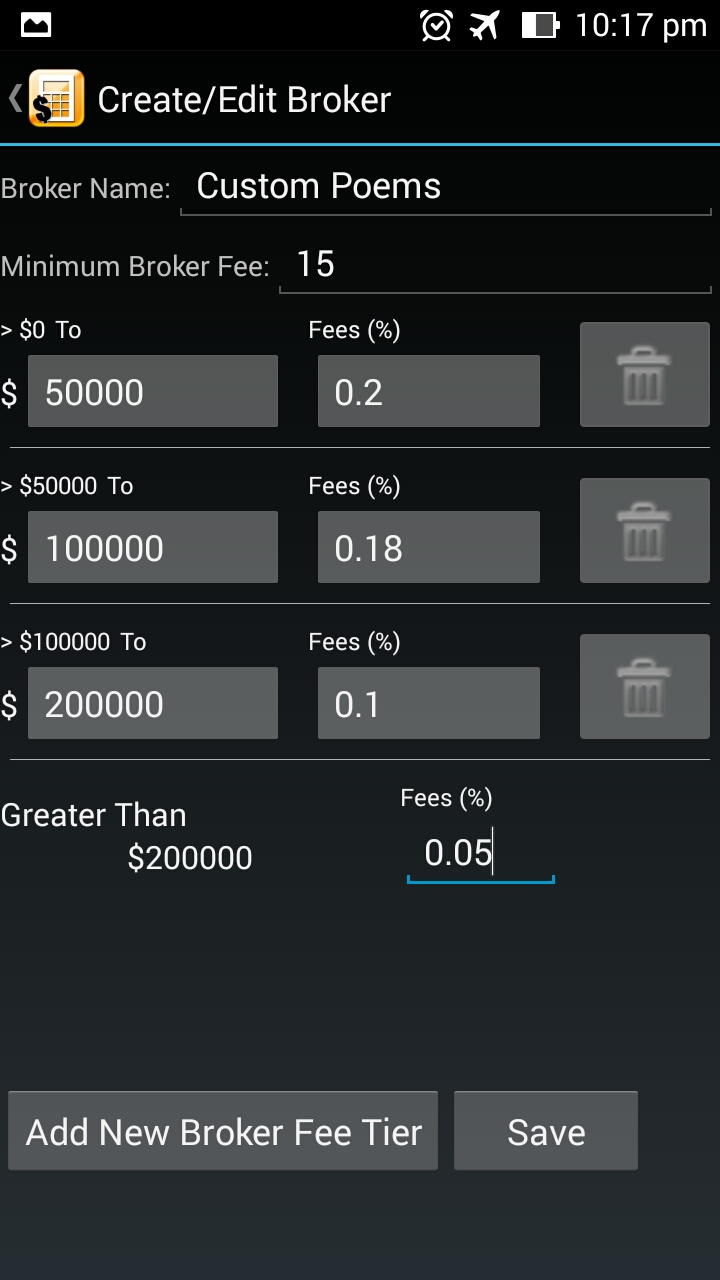 SGX Stocks for Android