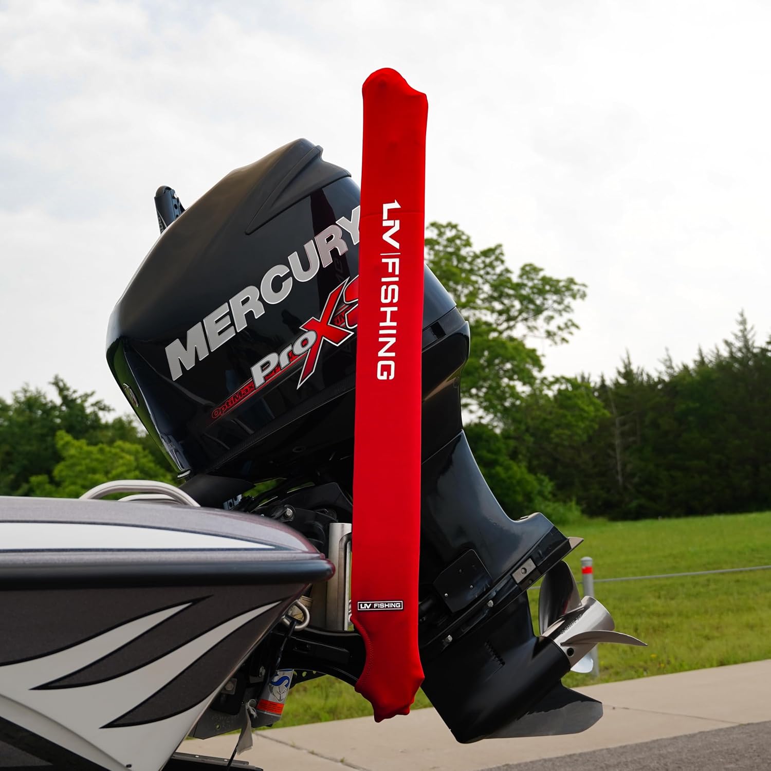 LIV Fishing Power-Pole Cover - Travel Cover for Power-Pole Blades - Snug Fit Protection - No Zipper or Velcro - Sporting Goods Accessory, Grey, 8ft