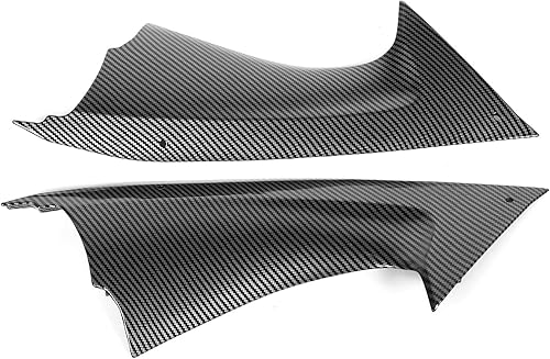 Miniatura 4 de Acouto 2 piezas de fibra de carbono lateral de conducto de aire cubierta de carenado parte de inserción para YZF R6 20082016