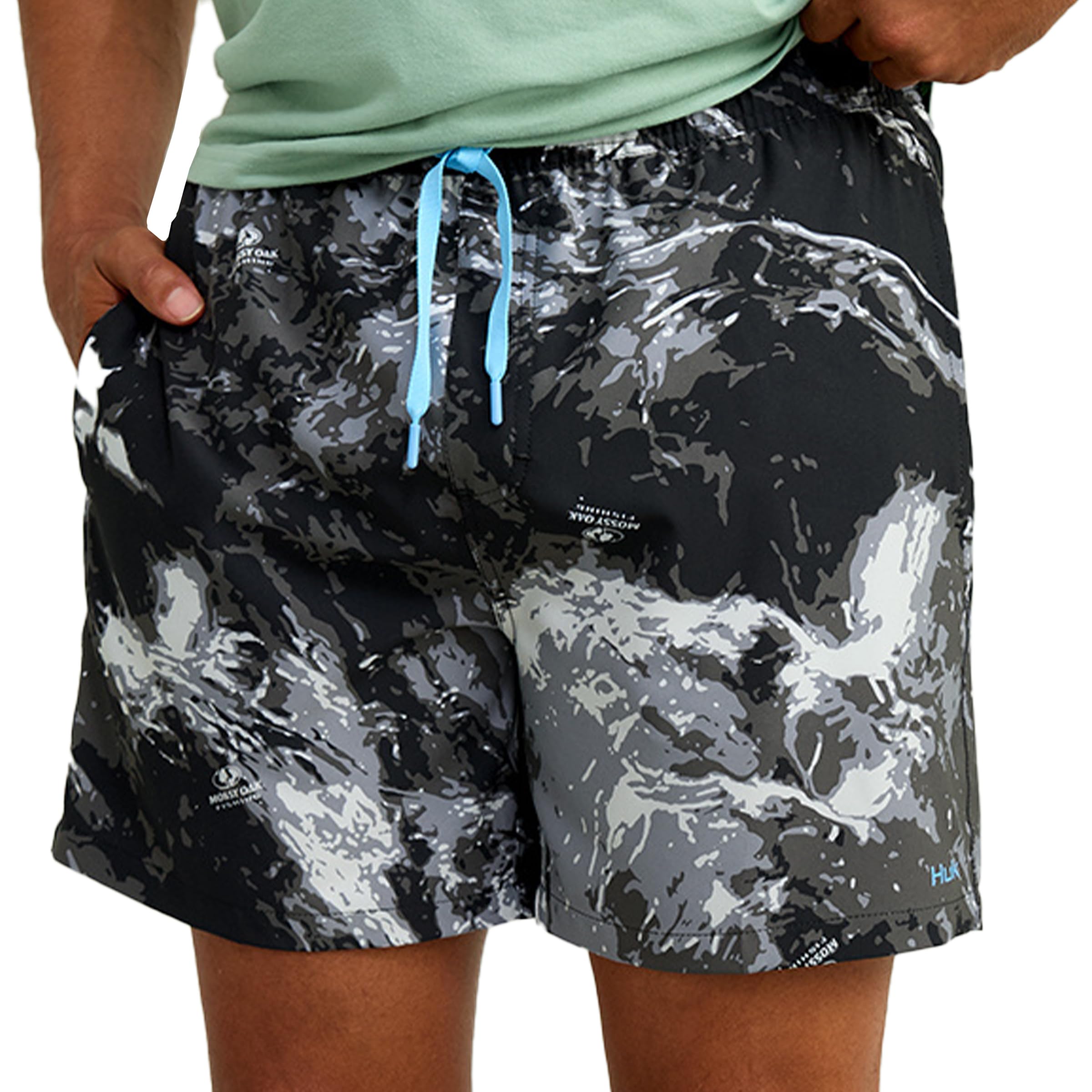 HUK Mens Pursuit Volley Pattern Short, Quick-Dry Shorts for Men