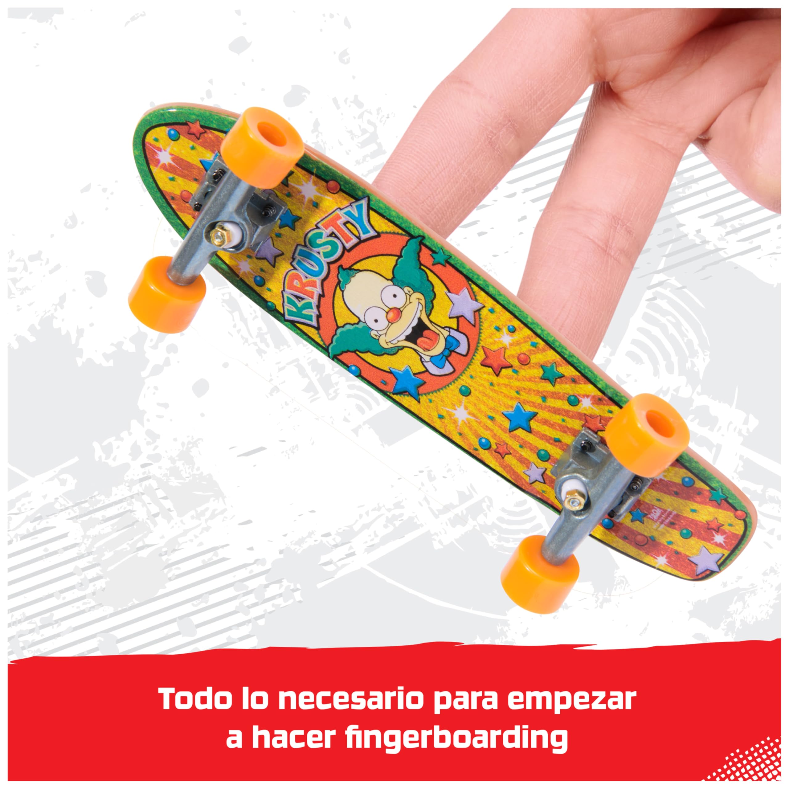 Tech Deck, Pack de 4 fingerboards Ultra DLX, patinetas Simpsons