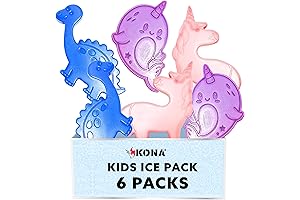 Kona Ice Pals Reusable Cute Ice Packs For Kids Lunch Boxes