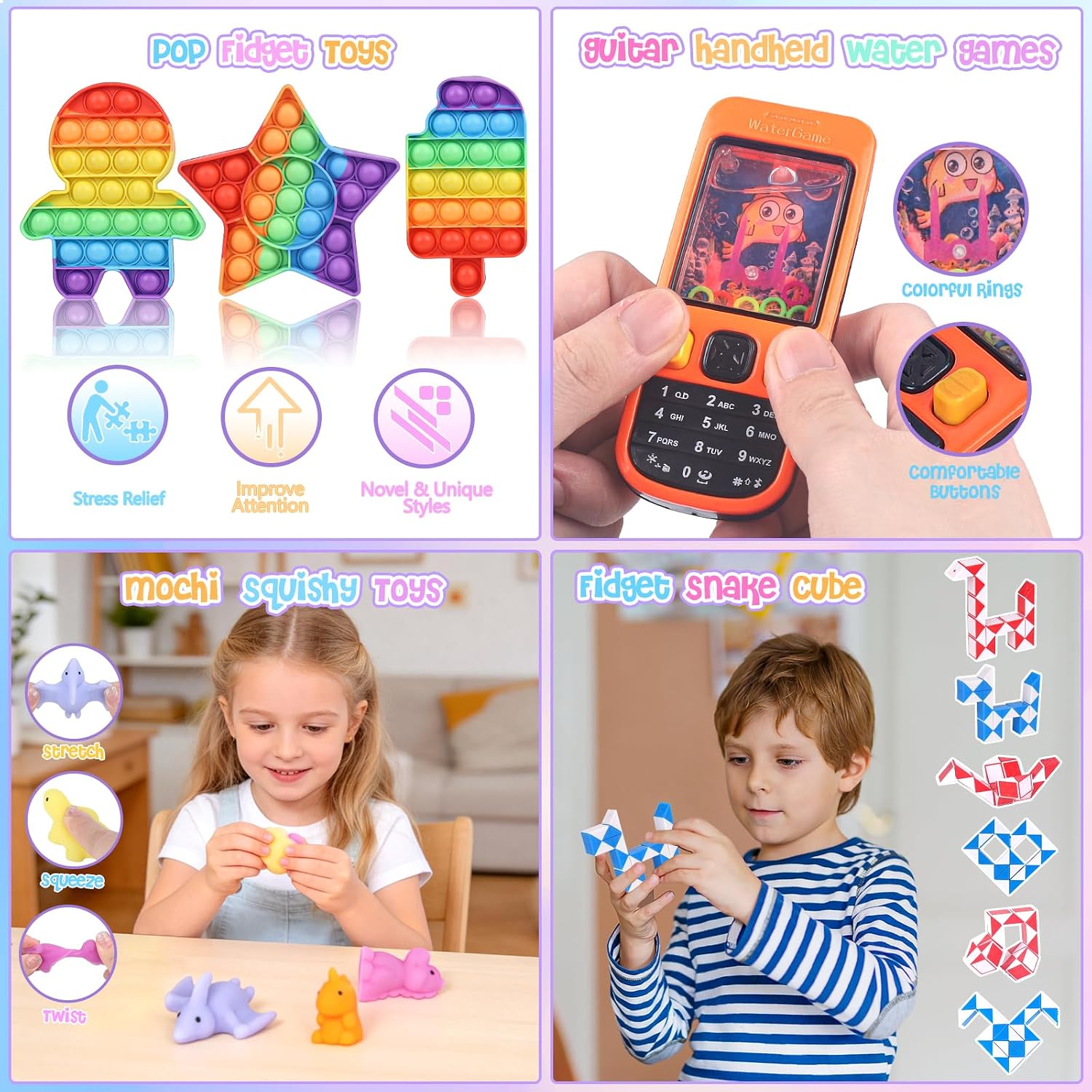 Oisacirg Fidget Toys Treasure Box Classroom