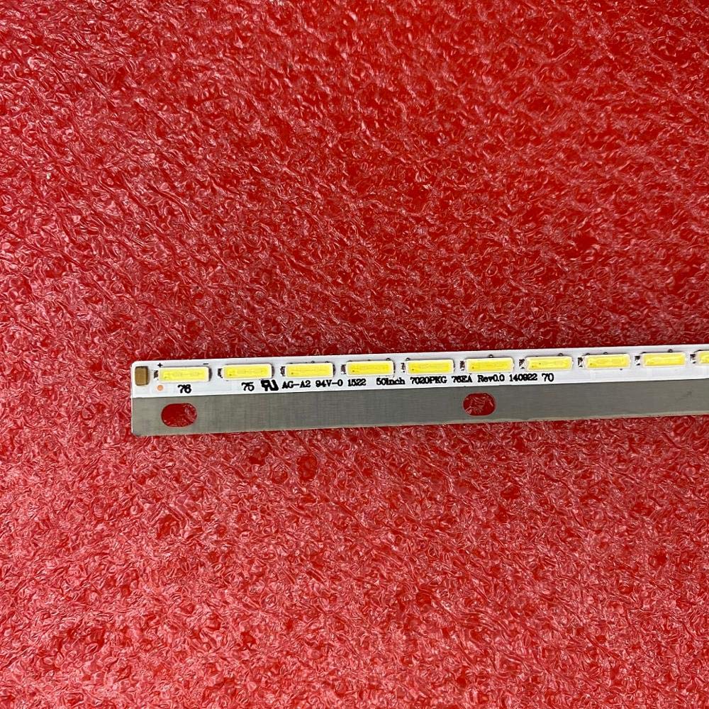 Bande de rétroéclairage LED for Sharp LC-50LE762E LC-50LE760E 50PF8575 50FA8200 LUX0150003 50FX7445F 50FX650F 50 Pouces 7020PKG 72EA 76EA(5 PCS for 5 TV)