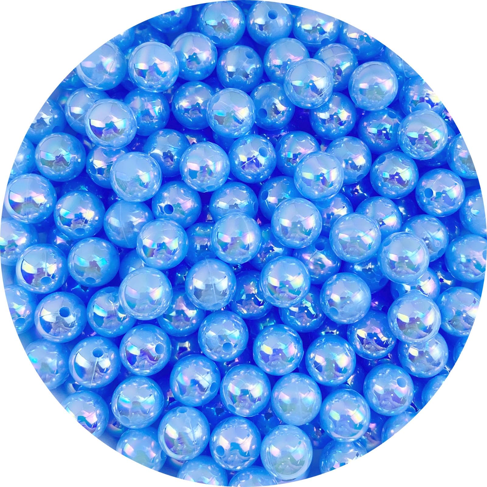 Perline rotonde all'ingrosso anti-malocchio, perline colorate, collana di perline blu in saldo, bracciale mandala anti-malocchio, vendita di fili di resina - Italia