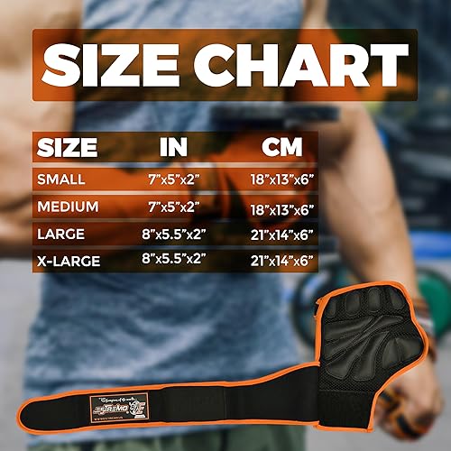 Miniatura 7 de ESTREMO Guantes de entrenamiento para hombres y mujeres, guantes de gimnasio para levantamiento de pesas para hombres con excelente agarre y soporte
