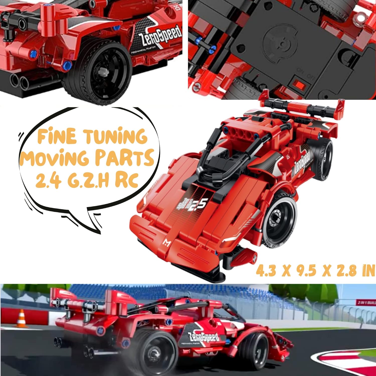 RC Car Building Toys for Boys Age 8-12 Fun STEM Activities for Kids and Cool Birthday for 7, 8, 9, 10+ Years Old Boys Remote Control Car Building Kit 2-in-1 RC Cars Kit to Build
