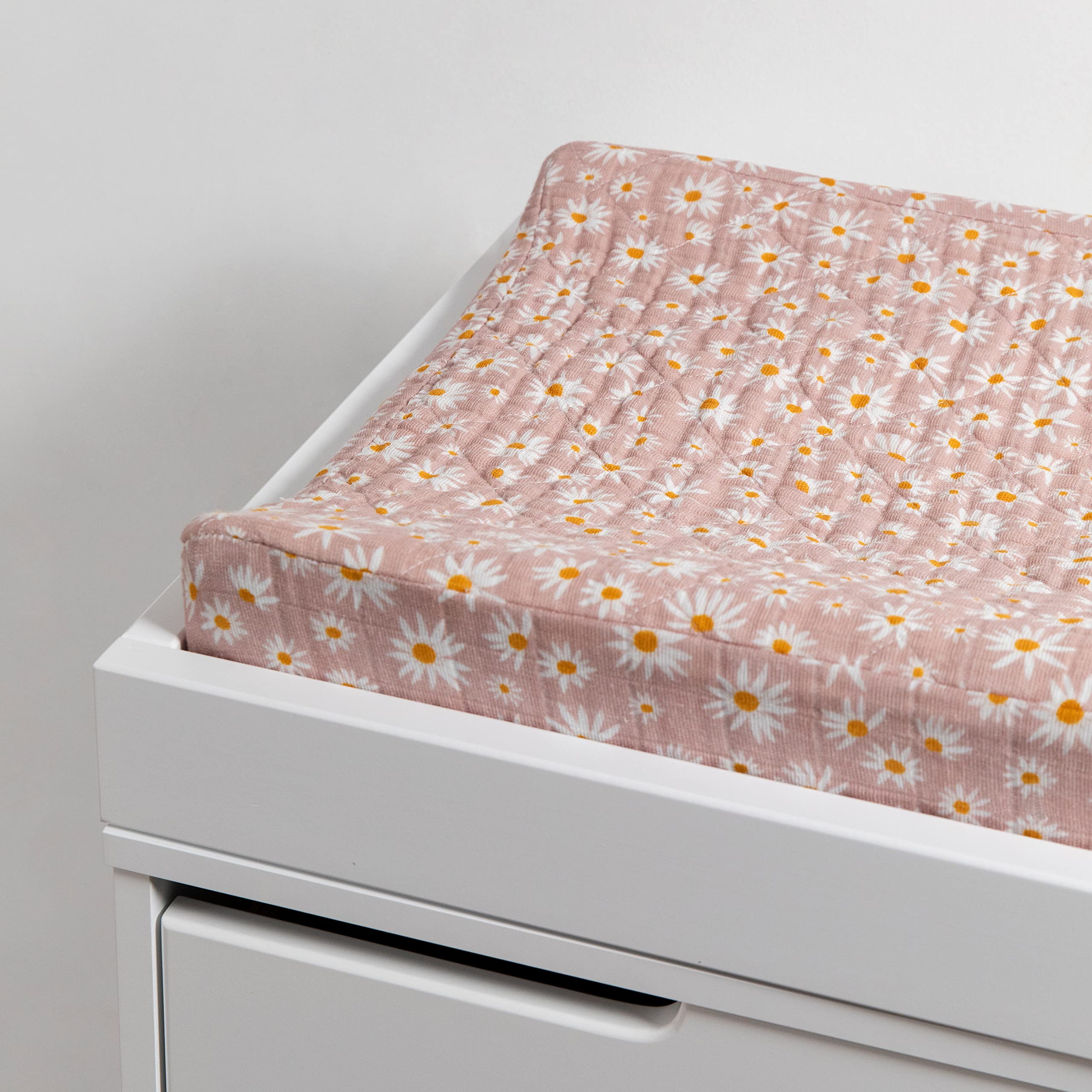 Fodera Per Fasciatoio Babyletto In Cotone Biologico - Mussola Trapuntata A Righe Avena