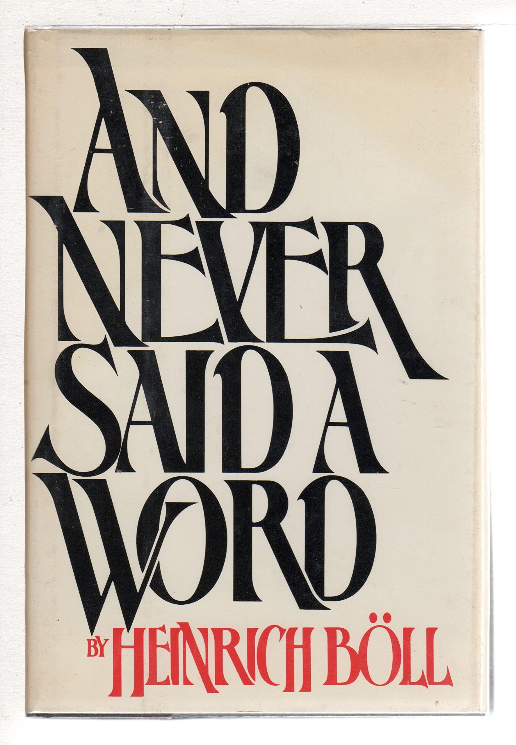 And never said a word