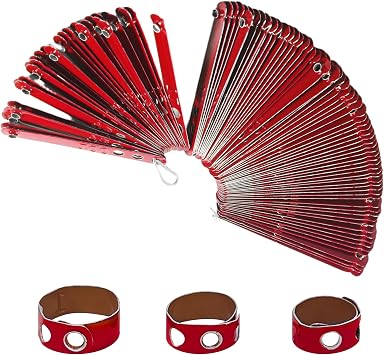 100Pcs Chicken Leg Bands Aluminum Adjustable Poultry Identification Rings | Duck Clip on Leg Rings Chicken Ankle Tags Numbered Feet ID Bands Farms Pheasant Pigeons Goose Red