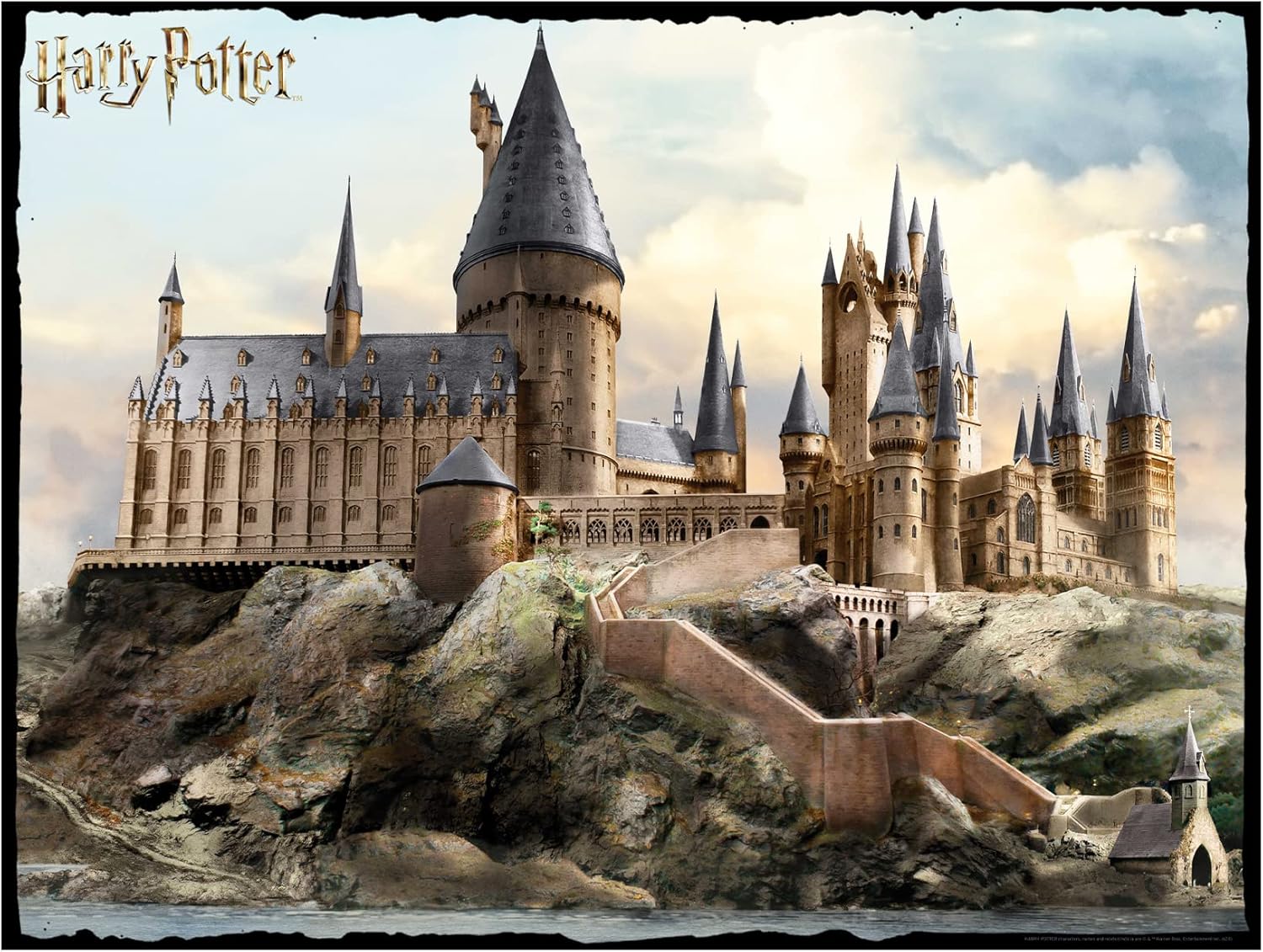 Harry Potter Hogwarts Day to Night Scratch Off Puzzle