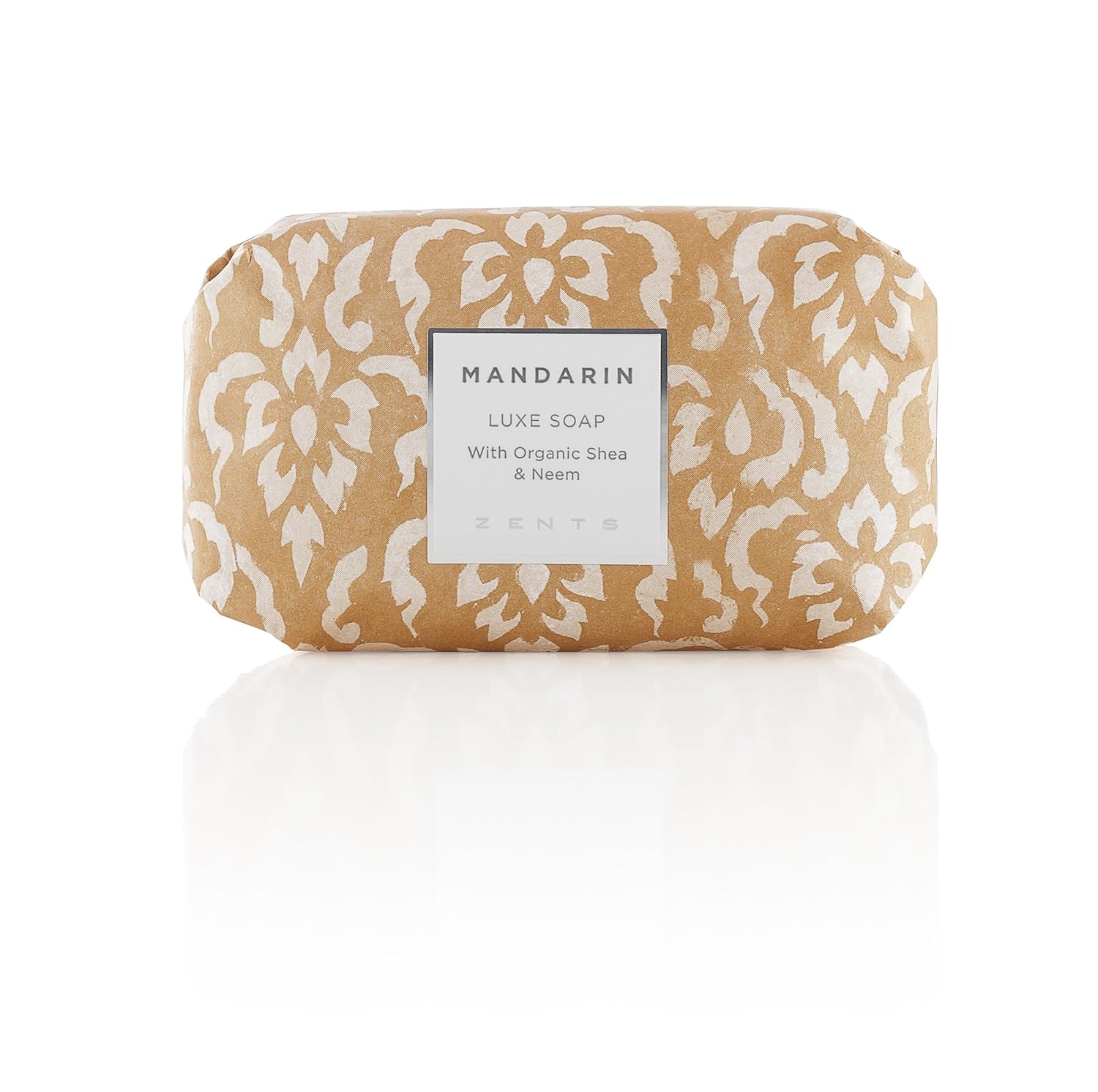 Zents Triple-Milled Luxe Bar Soap (Mandarin Fragrance) | Moisturizing Soap with Organic Shea Butter | Gentle Hand & Body Wash | Nourishes & Softens Skin | 5.7 oz Zents Triple-Milled Luxe Bar Soap (Mandarin Fragrance) | Moisturizing Soap with Organic Shea Butter | Gentle Hand & Body Wash | Nourishes & Softens Skin | 5.7 oz