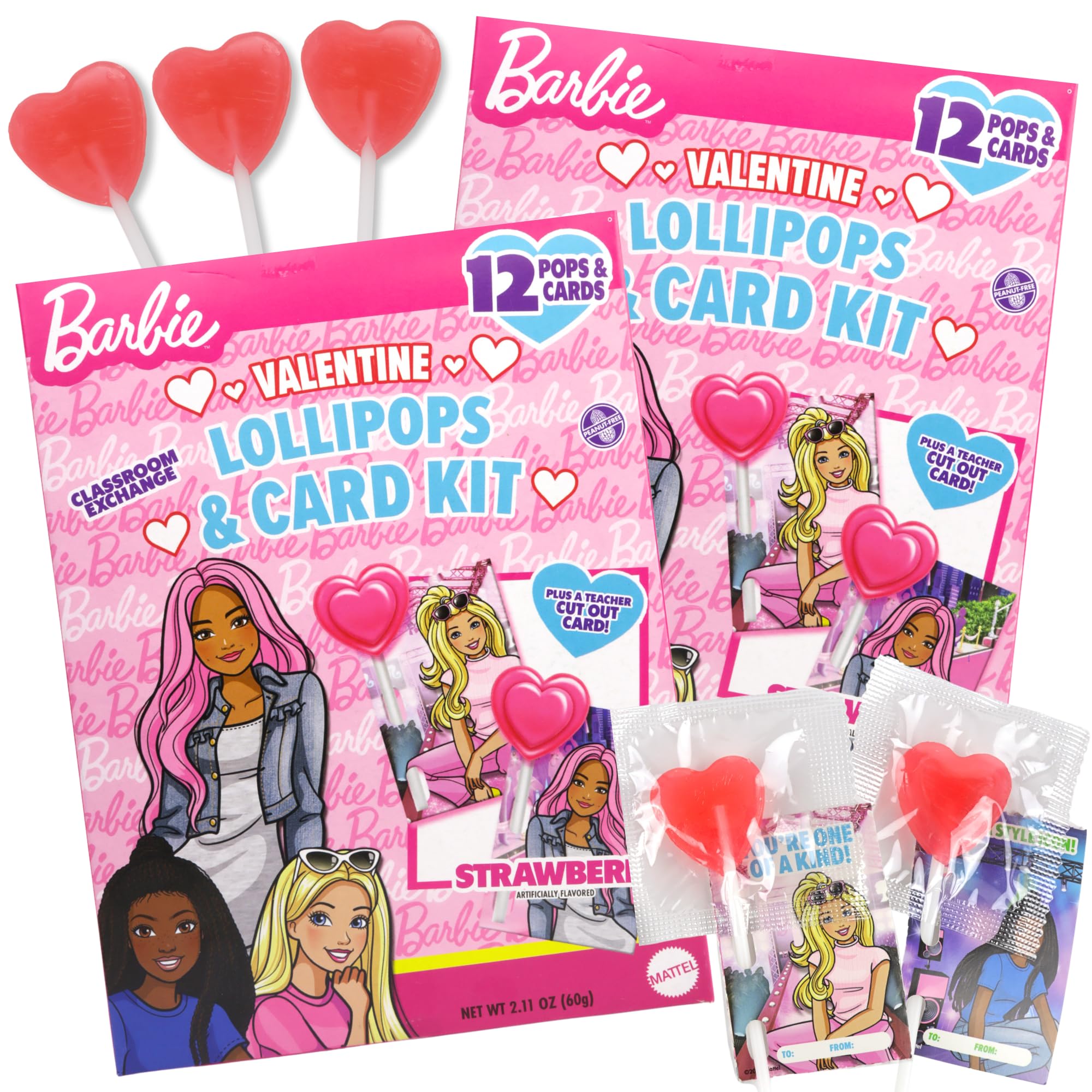 Amazon.com : 2025 Barbie Valentine's Candy Classroom Exchange Kit