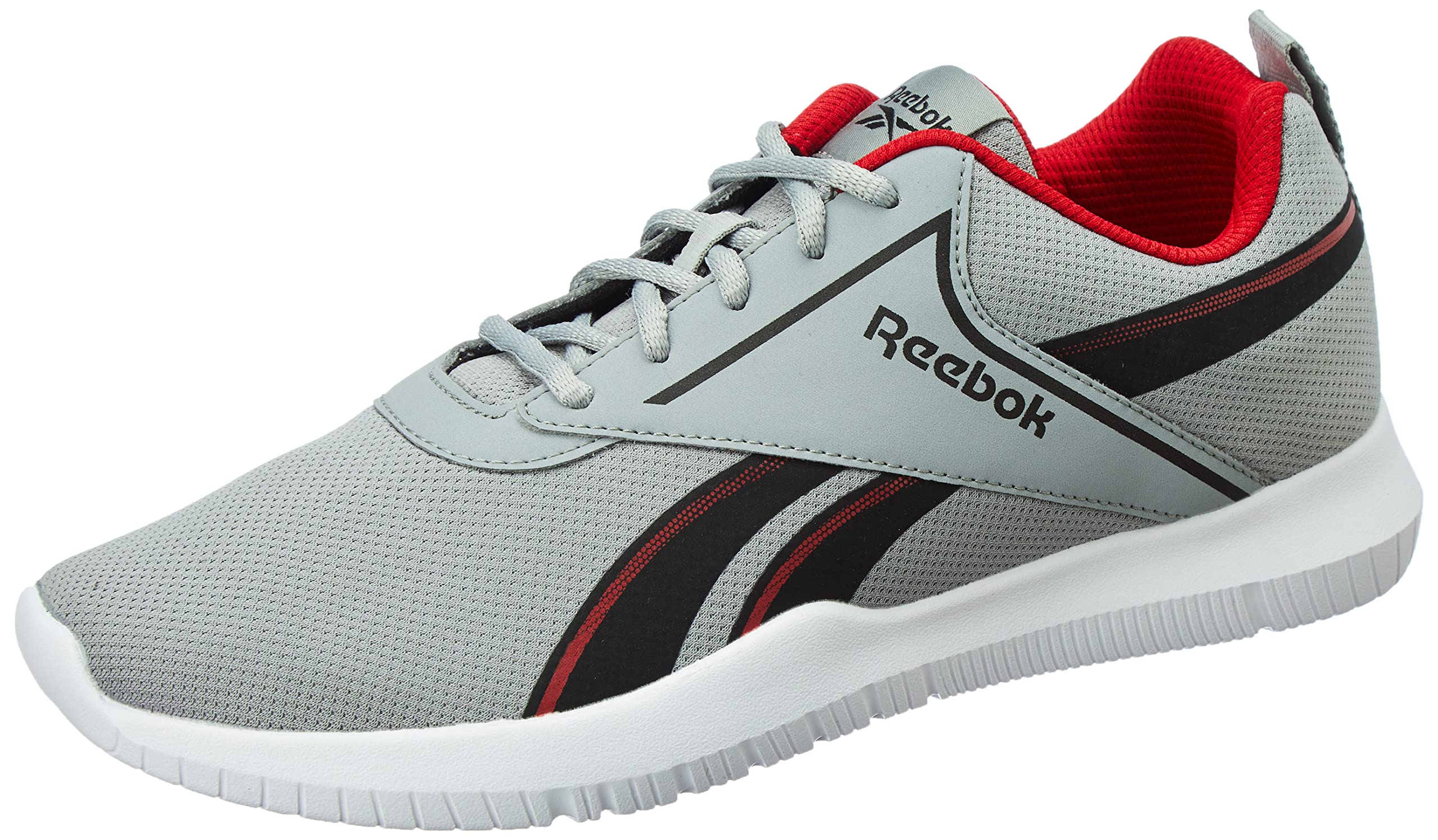 Reebok Men Synthetic/Textile Austin 2.0 M Running Shoes Flat Grey/Black/Vector RED UK-9 (B09N6T8CMT) Amazon Price History, Amazon Price Tracker