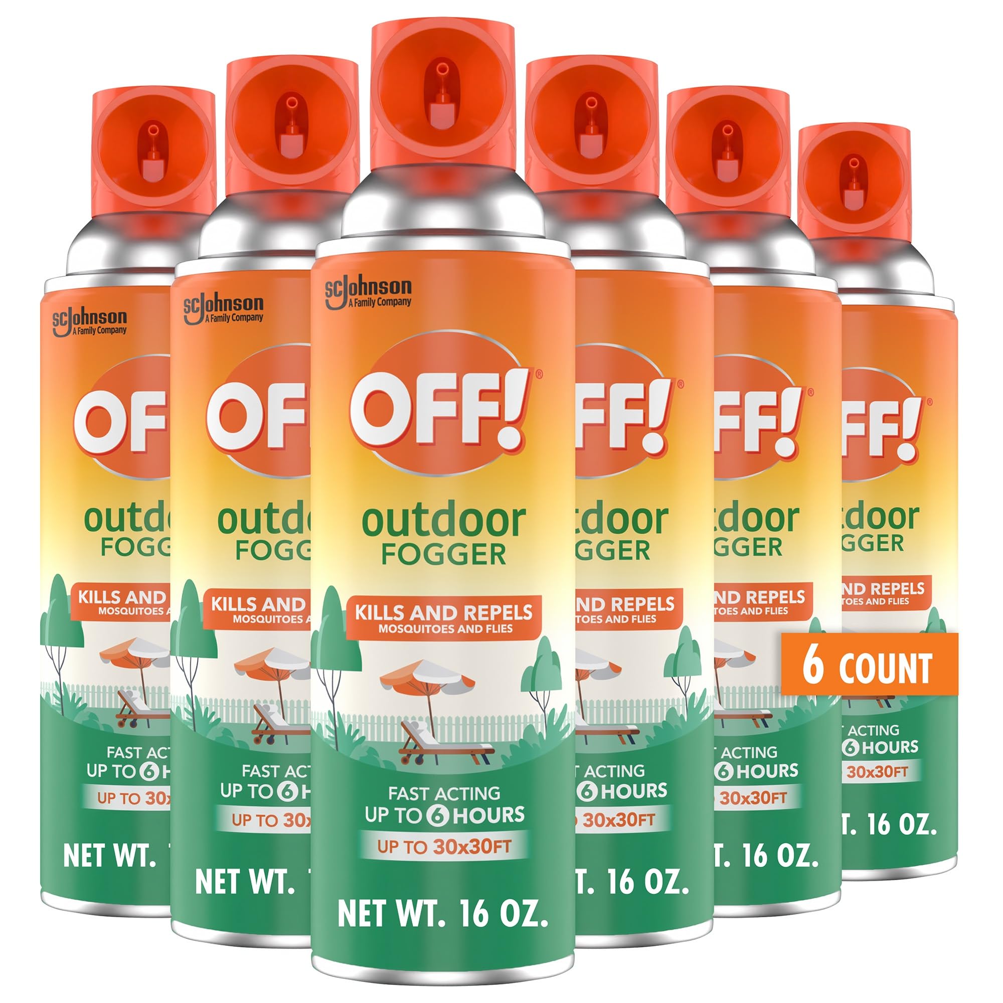 Outdoor Fogger, 16 OZ (Pack - 6)