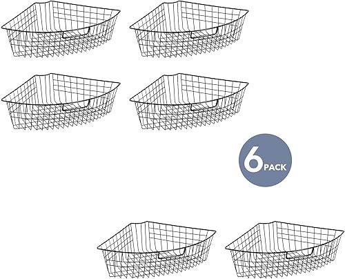 Miniatura 1 de Leeden Lazy Susan cesta organizadora para mesa giratoria de 24 pulgadas de diámetro  16.3 x 10.3 x 4 pulgadas cubos de almacenamiento organizadores