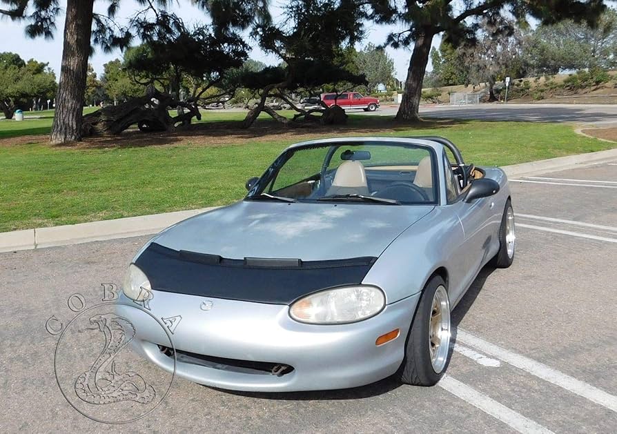 NBロードスター MX-5 miata ノーズブラ フロントフードカバー 楽天市場】マツダ NB系 ロードスター MX-5 ボンネットブラ