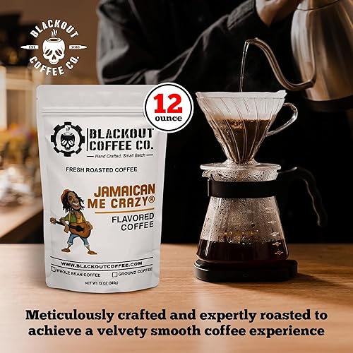 Miniatura 29 de Blackout Coffee - Café molido con sabor a canela y tostada francesa, tostado medio, sabor suave, indulgencia sin culpa, bolsa de 12 onzas recién