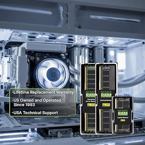 Miniatura 5 de NEMIX RAM Kit de memoria de servidor registrado DDR5 4800MHZ PC5-38400 1Rx4 1.1V CL40 288-PIN ECC RDIMM compatible con ASUS 2U4N Servidor de