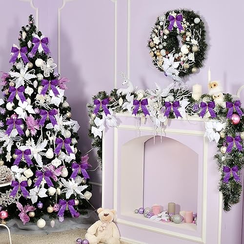 Miniatura 7 de Sumind 36 lazos con purpurina para bolsas de golosinas, cesta de envoltura de regalo, boda, baby shower, cumpleaños, día de San Valentín, fiesta de