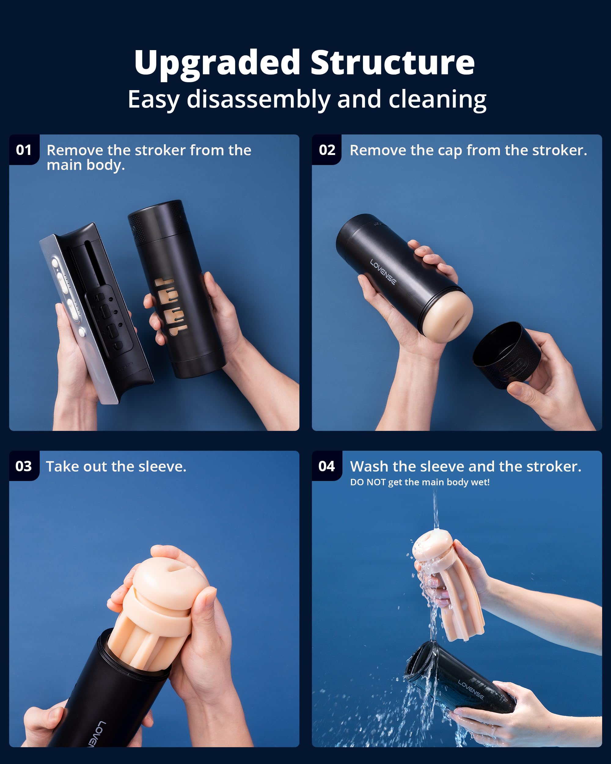Lovense Bundle Lush 4 e Solace Pro, Sex Toy per Coppia con App Remote