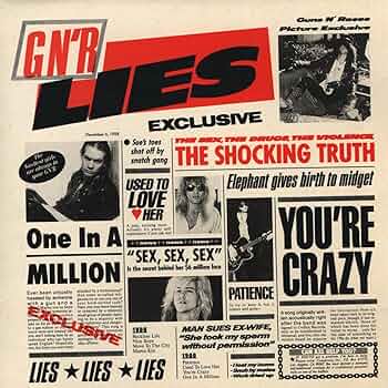 Amazon.co.jp: G n' R lies: ミュージック