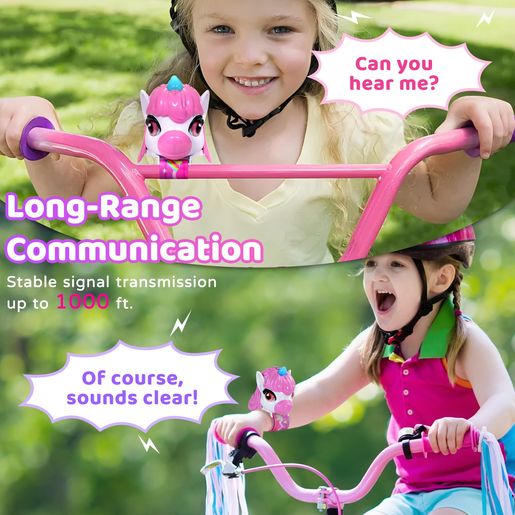 Walkie Talkies para niños, paquete de 2 – Juguetes para edades de 3-4 5-7 8-12 años Niños Niñas Cumpleaños 3 4 5 6 7 8 9 10 11 12 años de edad de largo alcance Camping al aire libre Juguetes 5