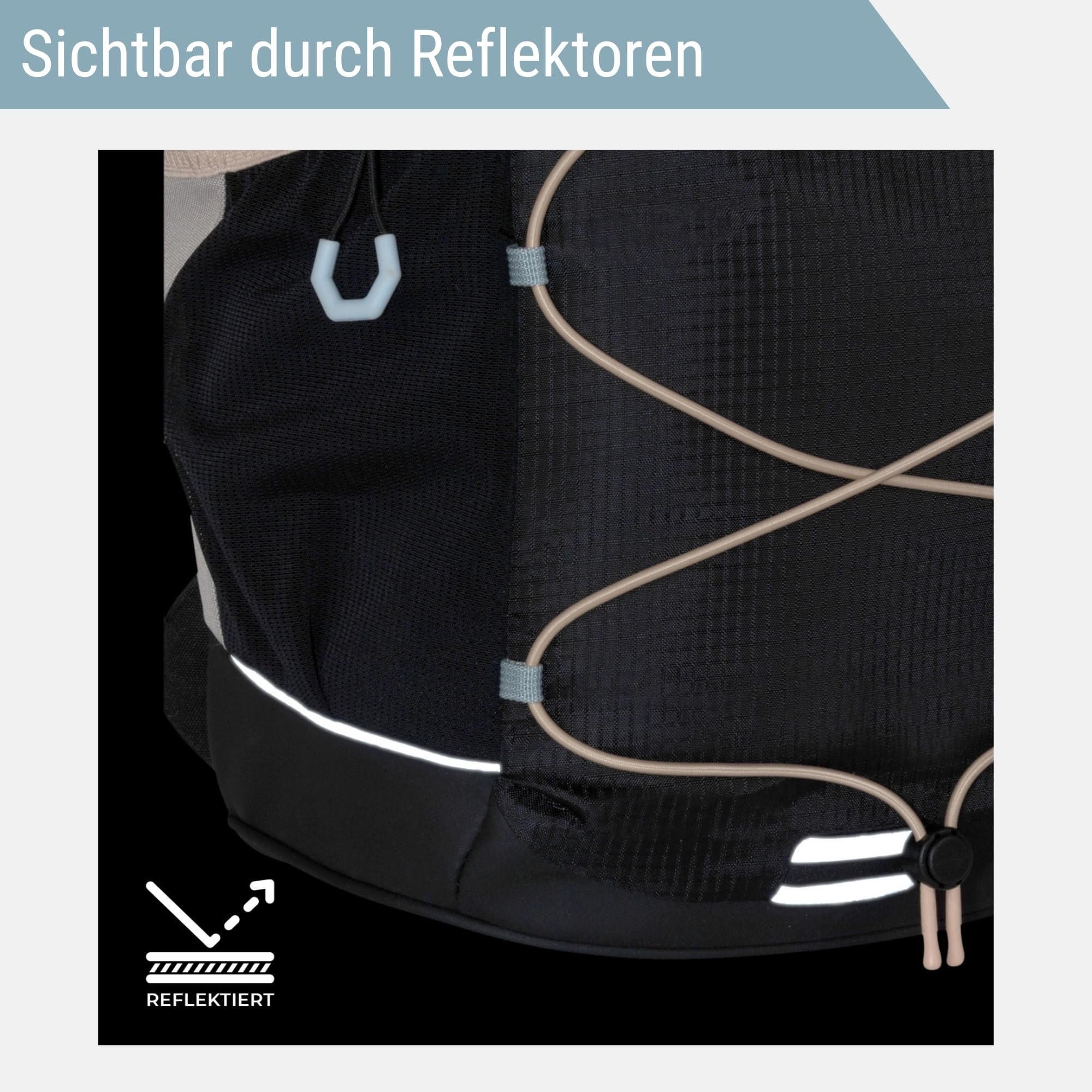 AUDETIC Schulrucksack Teenager Schwarz Rosa - AERO Backpack - Schulranzen für Jungen & Mädchen - 21 Liter - Ergonomischer Rucksack mit vielen Fächern für Schule & Freizeit - Wasserabweisend