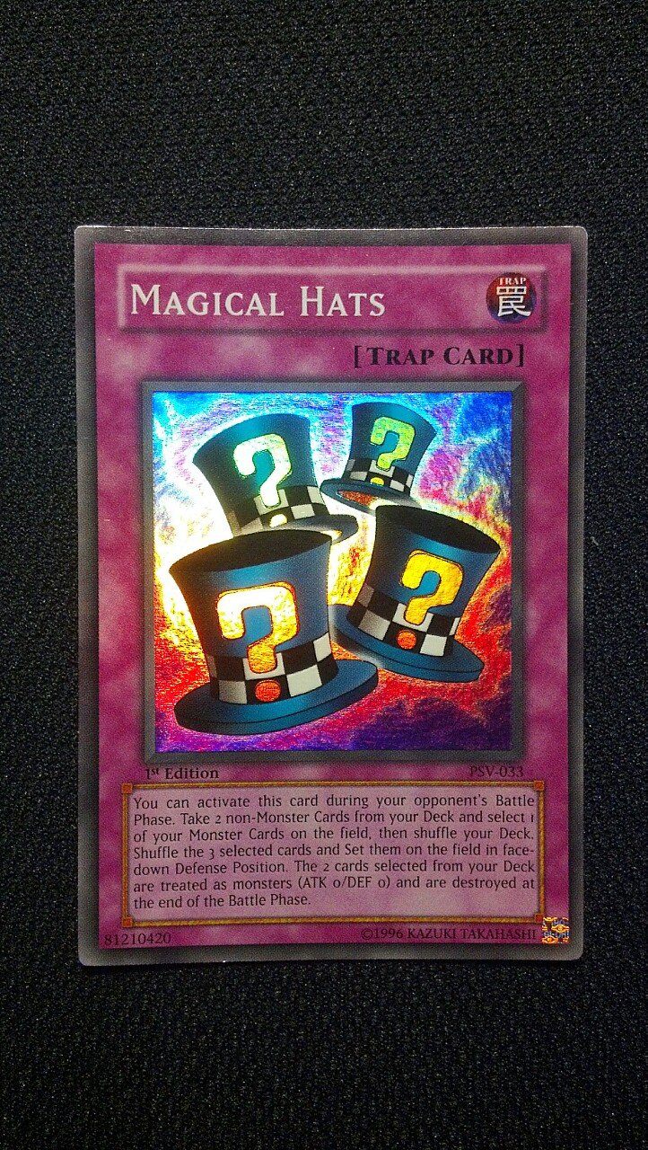 Amazon.com: Yu-Gi-Oh! - Magical Hats (PSV-033) - Pharaohs Servant