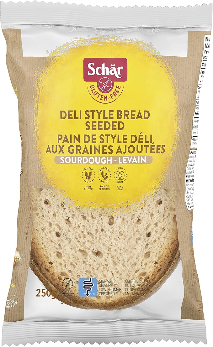 Schar Deli Style Sourdough With Flax GlutenFree Bread Non GMO