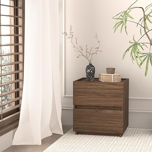 Miniatura 6 de furtble Cómoda apilable de 2 cajones, cómoda pequeña para armario, mesita de noche moderna para dormitorio, mesa auxiliar con cajón de Classic