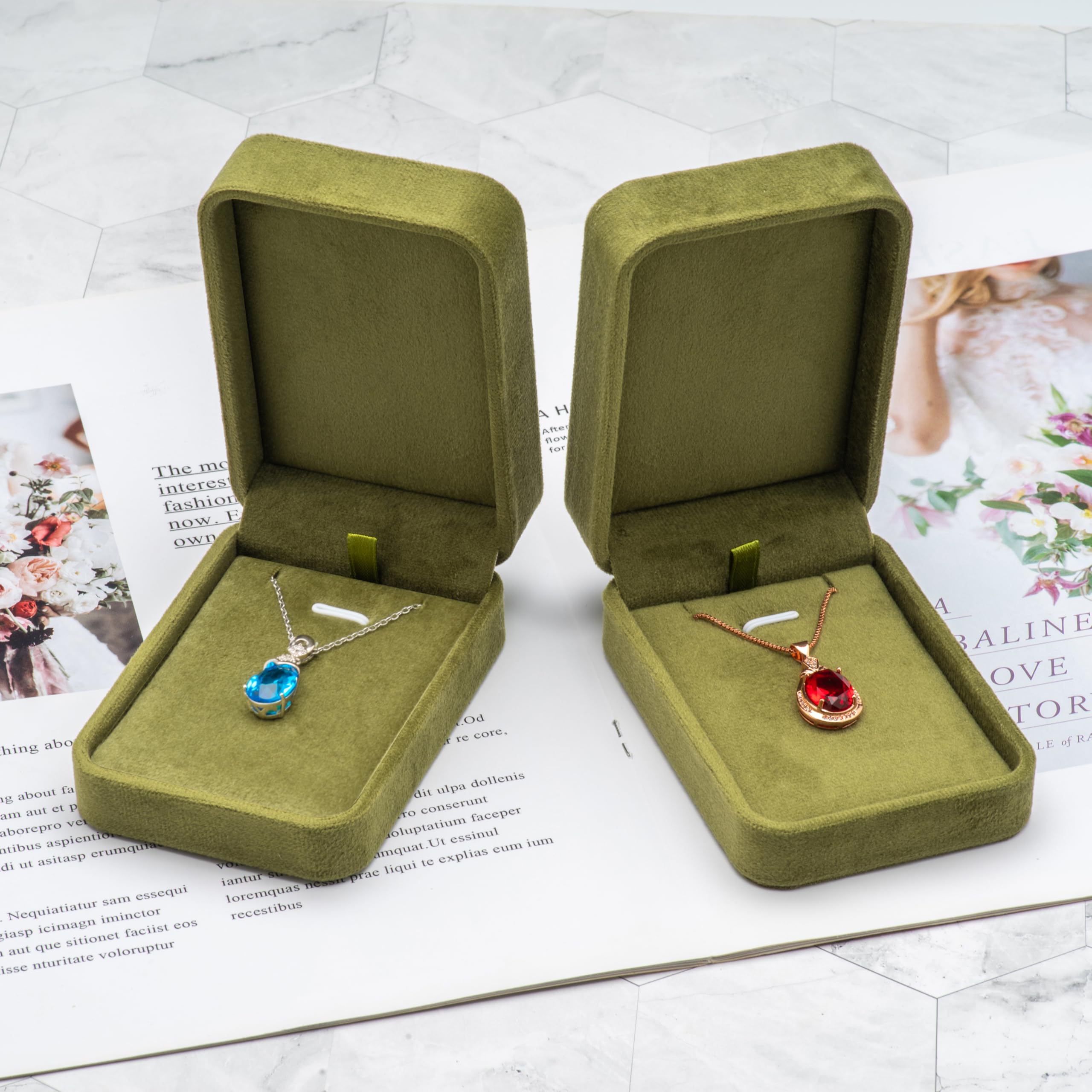 Amazon.com: Giftop Classic Velvet Jewelry Gift Box Case for
