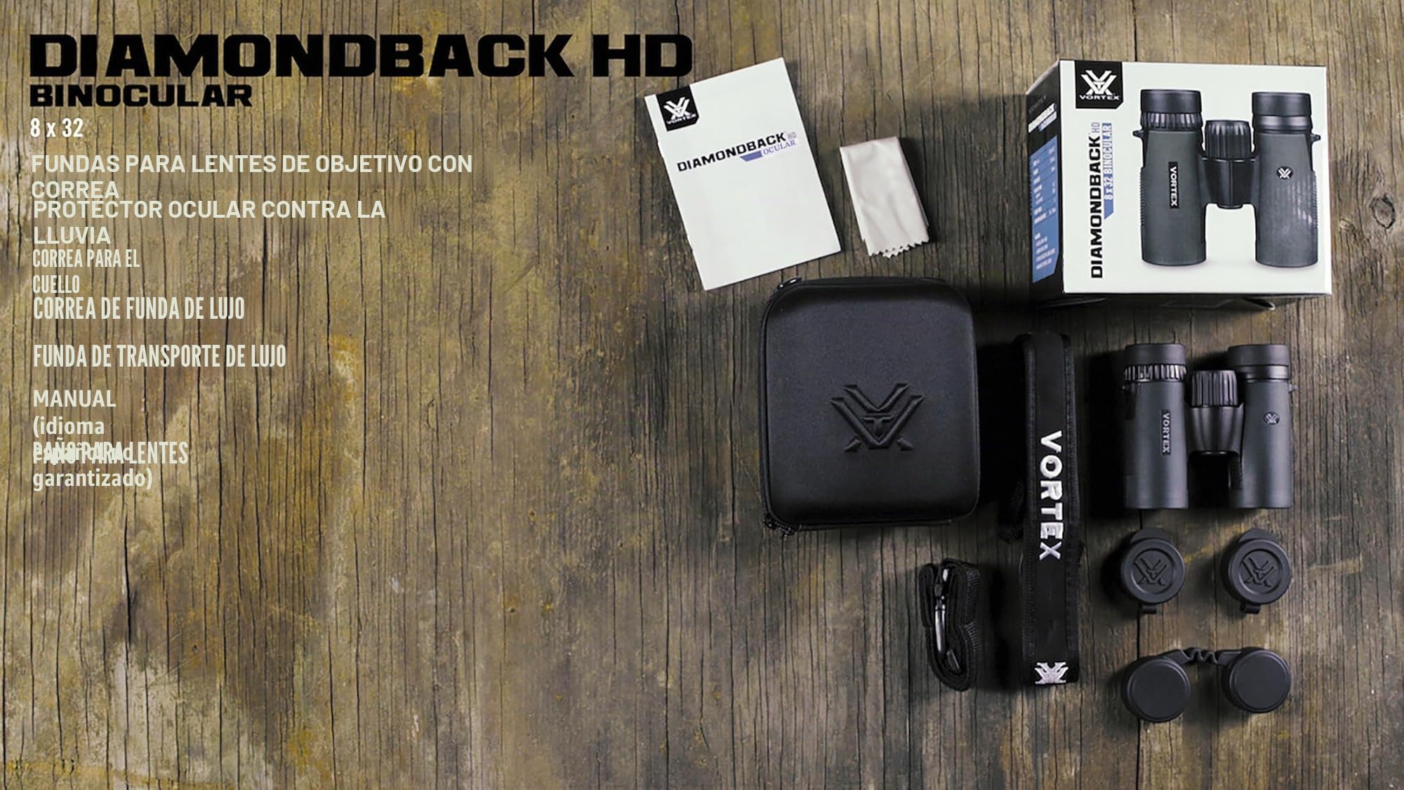 Vortex Optics Diamondback HD - Prismáticos 8 x 32