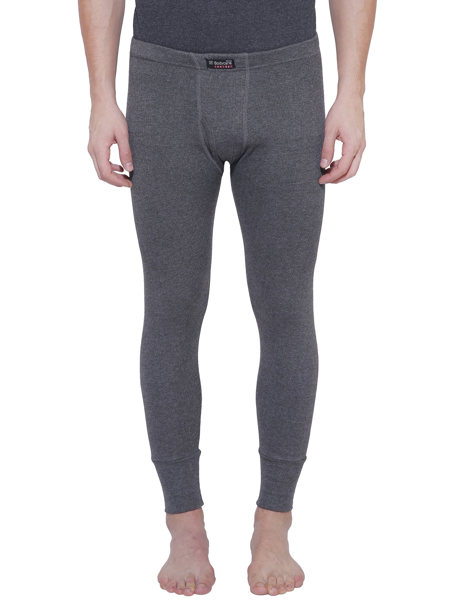 Bodycare Melange Solid Men Thermal Lower-image-18