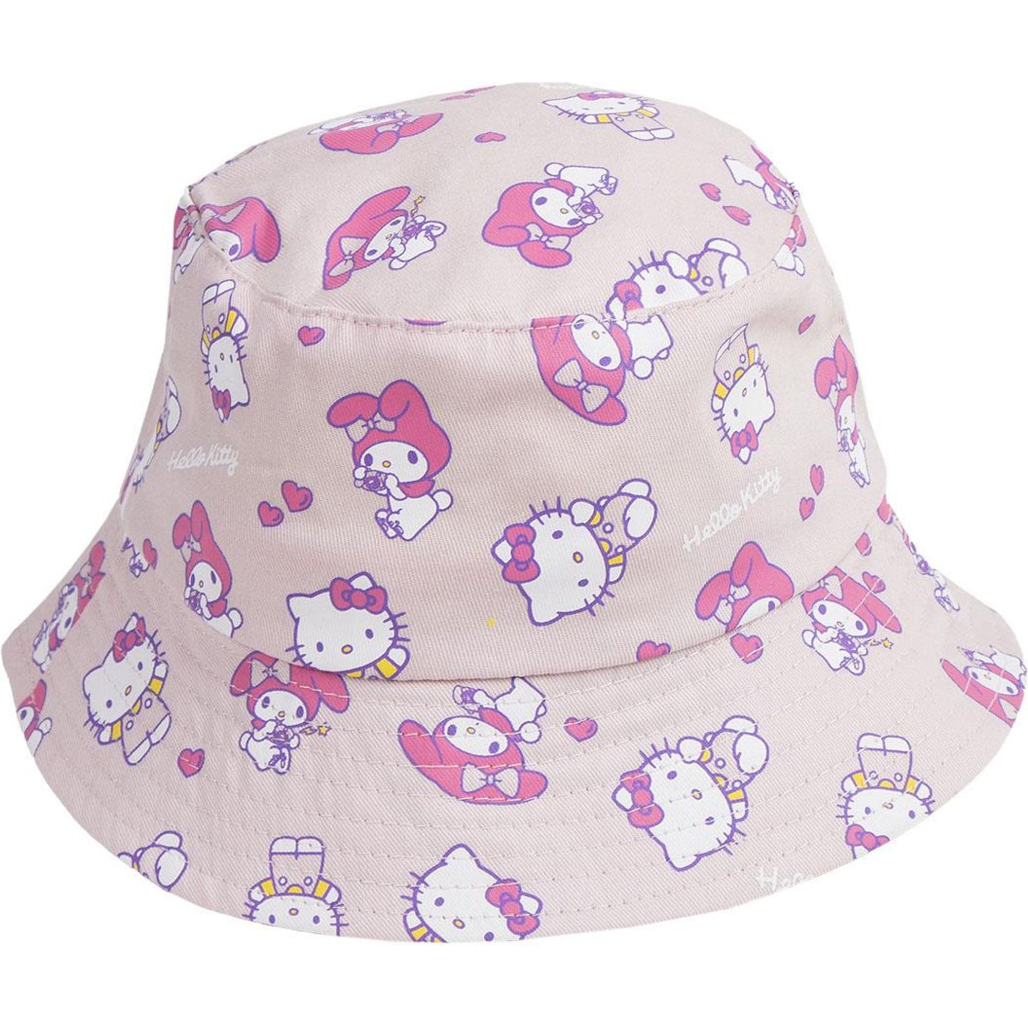Cerdá Life's Little Moments Multicoloured Hello Kitty Fishing Hat For Kids And Adults - Trendy Comfortable Fishing Hat In Cute Hello Kitty Design For Sunny Days, Leisure And Outdoor Adventures, One Size