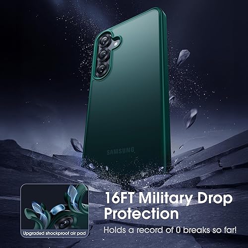 Miniatura 2 de CASEKOO Funda oficial original para Samsung Galaxy S25 Plus protección militar contra caídas de 16 pies tecnología antimanchas delgada mate